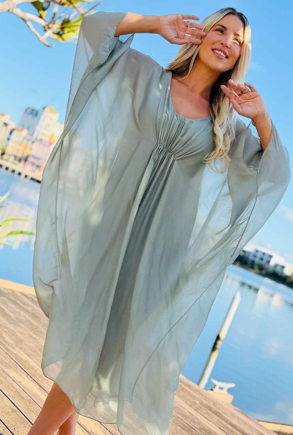 Almost a Secret Dress - Sage