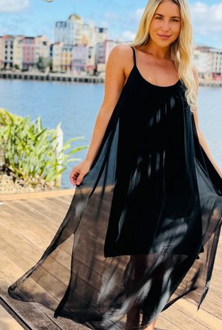 Only a Whisper Dress - Midnight