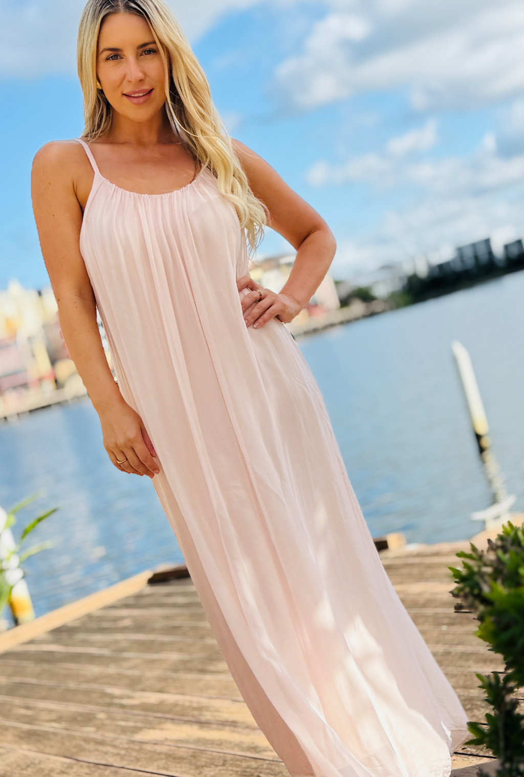 Only a Whisper Dress - Blush