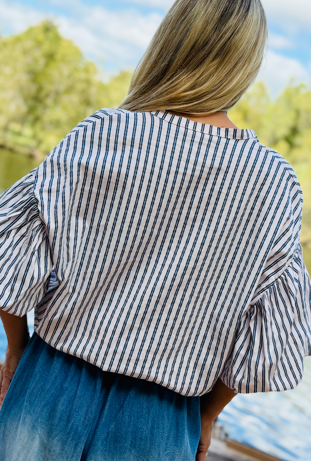 Knot Today Top - Candy Stripe