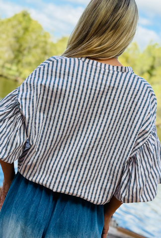 Knot Today Top - Candy Stripe
