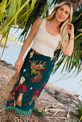 That's a Wrap Skirt - Jungle Green