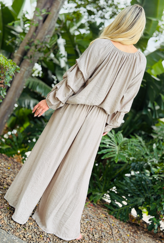 Walk This Way Pant - Taupe