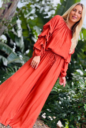 Walk This Way Pant - Ochre