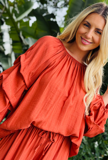 Sleeve Me Bee Long Sleeve - Ochre