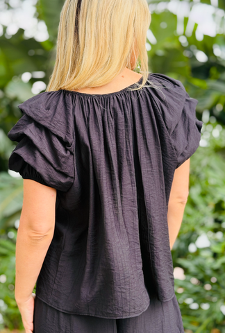 Sleeve Me Bee Short Sleeve - Onyx