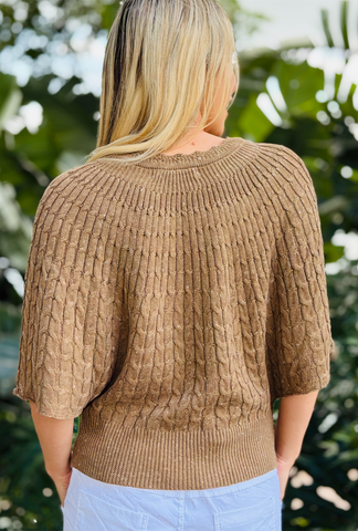 Tender Loving Wear Top - Caramel