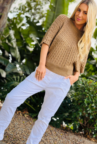 Tender Loving Wear Top - Caramel
