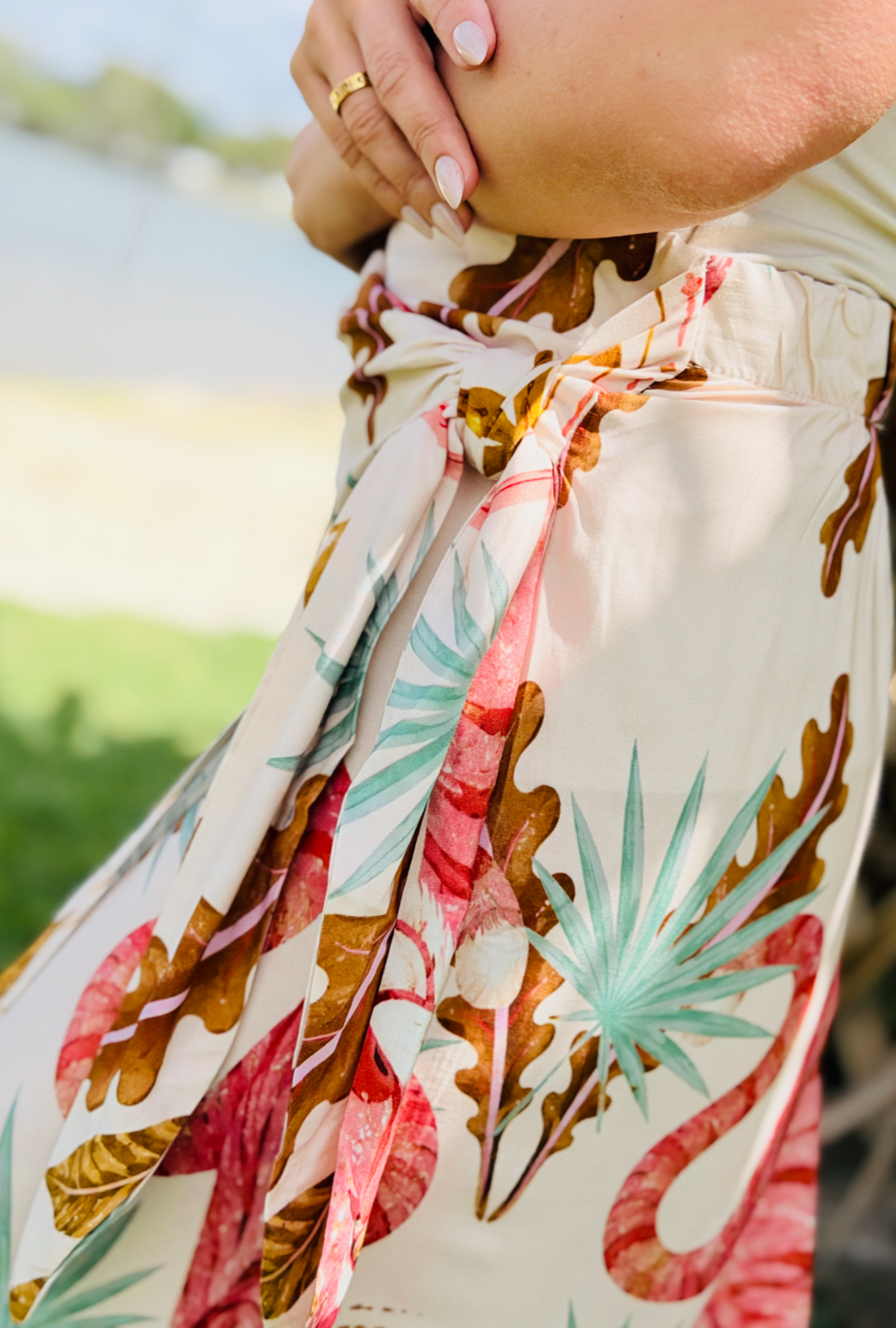 That's a Wrap Skirt - Pink Tiger