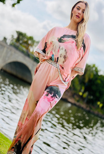 Pretty in Paint Pant - Rose