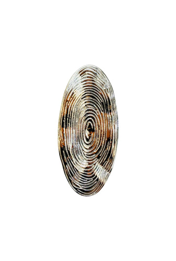 Print Silver Ring