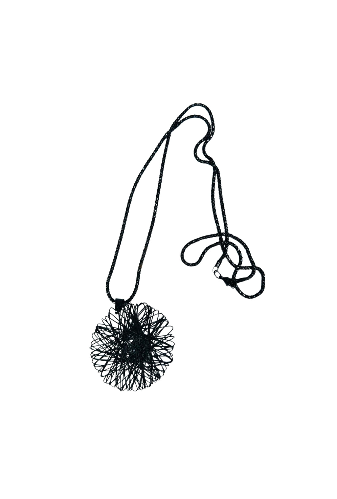 Scribble Black Pendant