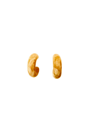 Sculpted Hoops Caramel