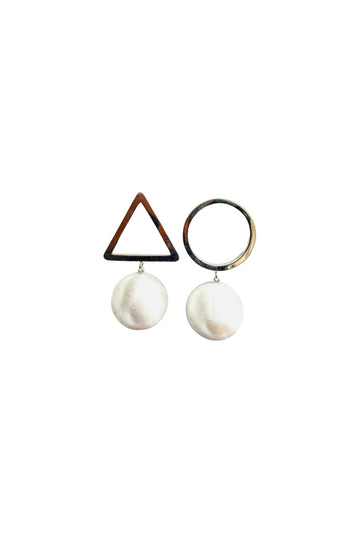 Shape Shifter Silver Earrings
