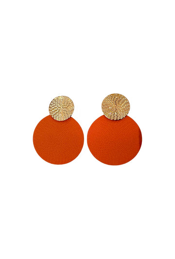 Solara Earrings - Orange