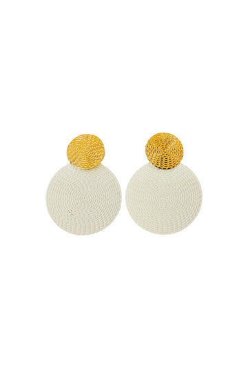 Solara Earrings - White