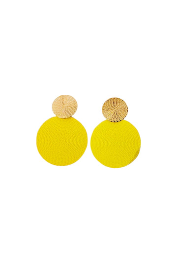 Solara Earrings - Yellow