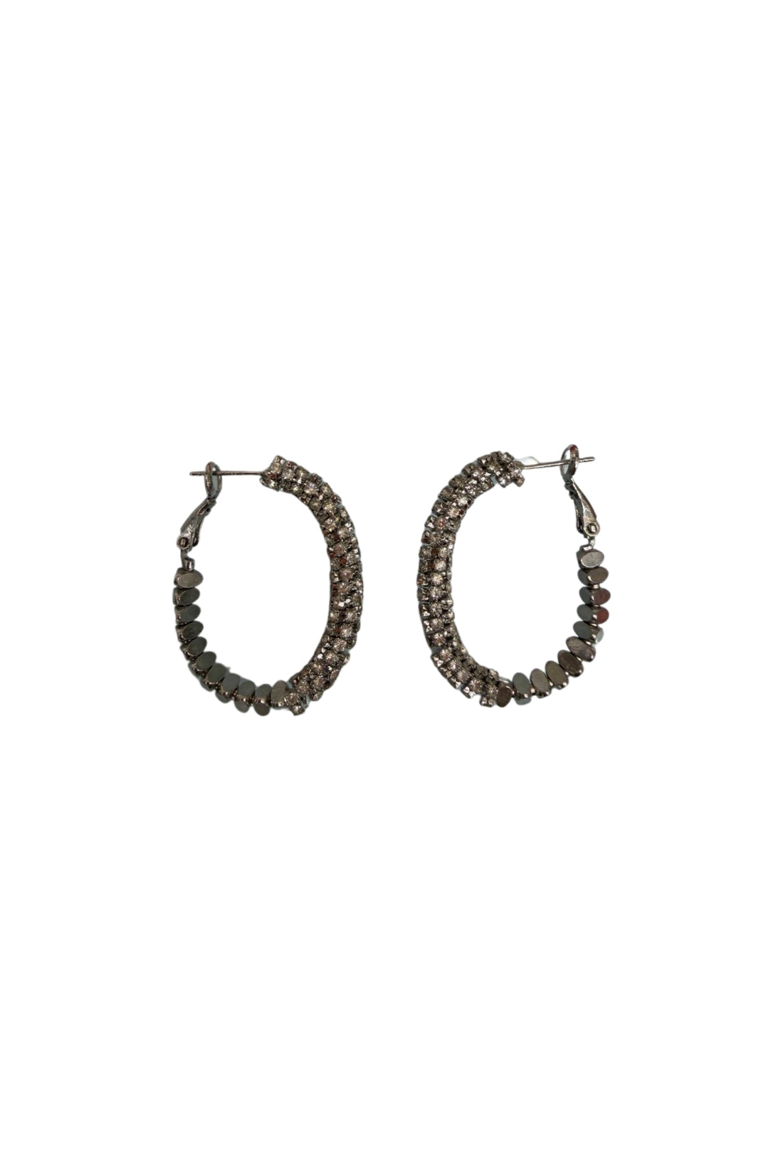 Spill the Sparkle Silver Earrings