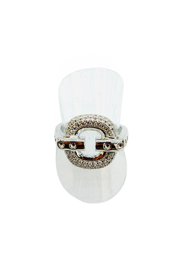 Studded Silver Ring