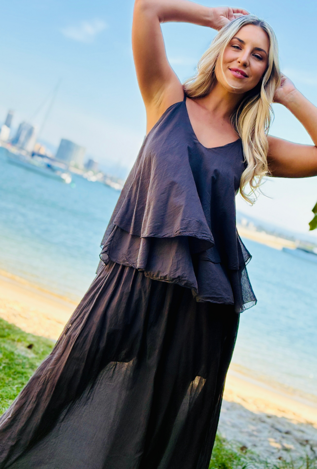 Untied & Fancy Free Top - Cocoa