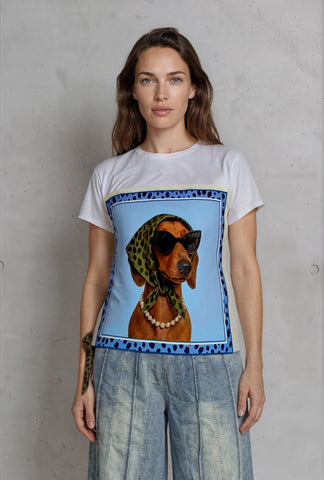Picture Perfect Luxe Tee - Park Avenue Pup