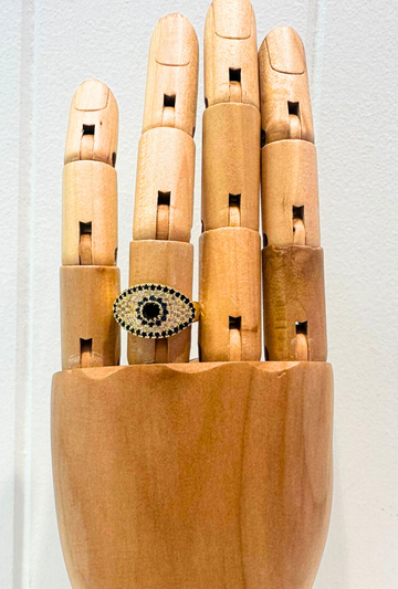 Vintage Evil Eye Gold