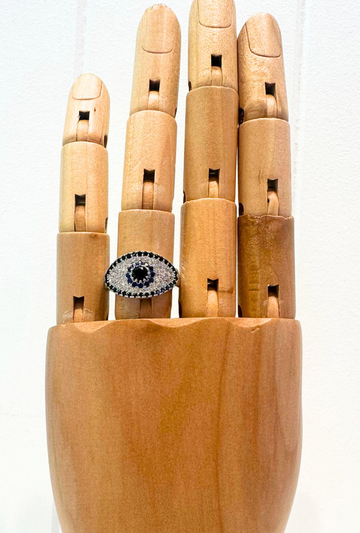 Vintage Evil Eye Silver