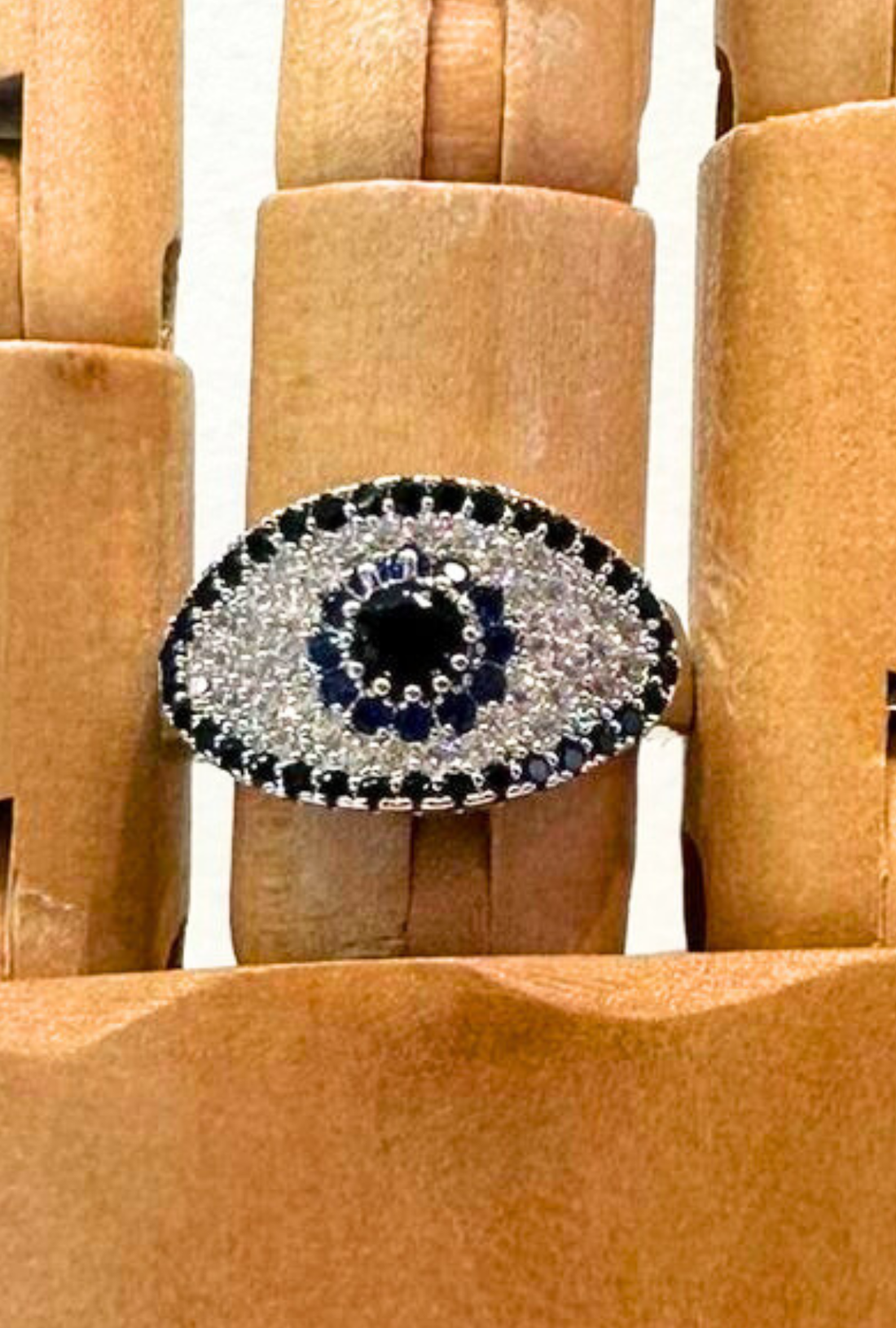 Vintage Evil Eye Silver