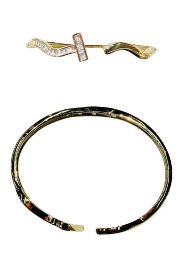 Wriggle Gold Bangle