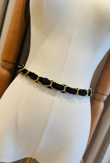Bridle Scarf Belt - Midnight