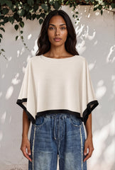 Borderline Knit Top - Edge Onyx
