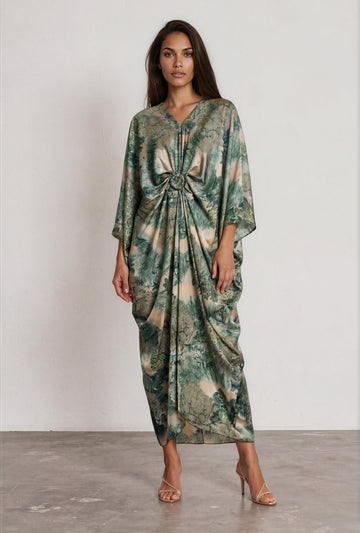 Heaven Sent Dress - Green Jungle