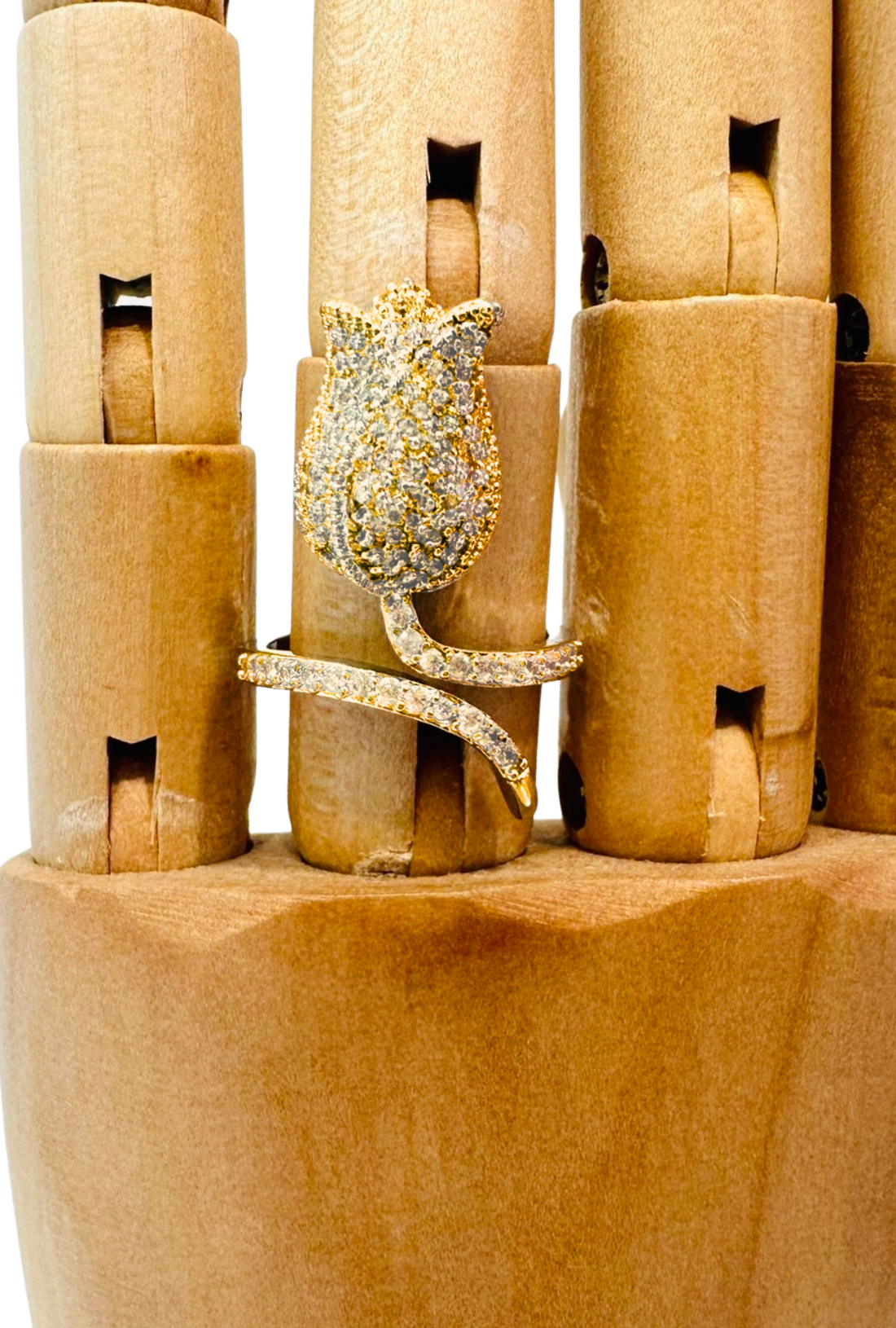 Gold Tulip Ring