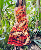 The Goddess Maxi Dress - Serengeti