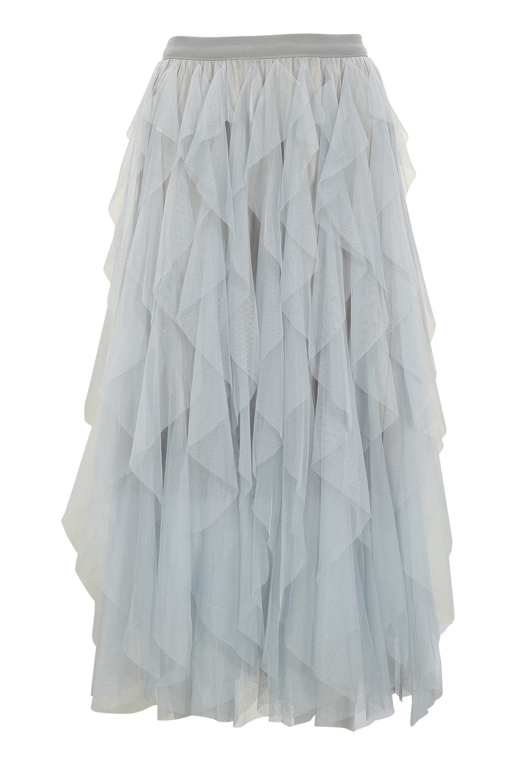 Get Carried Away Skirt - Stone Blue