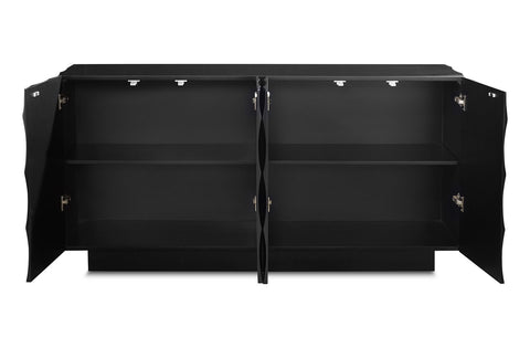 Lotus Black Sideboard