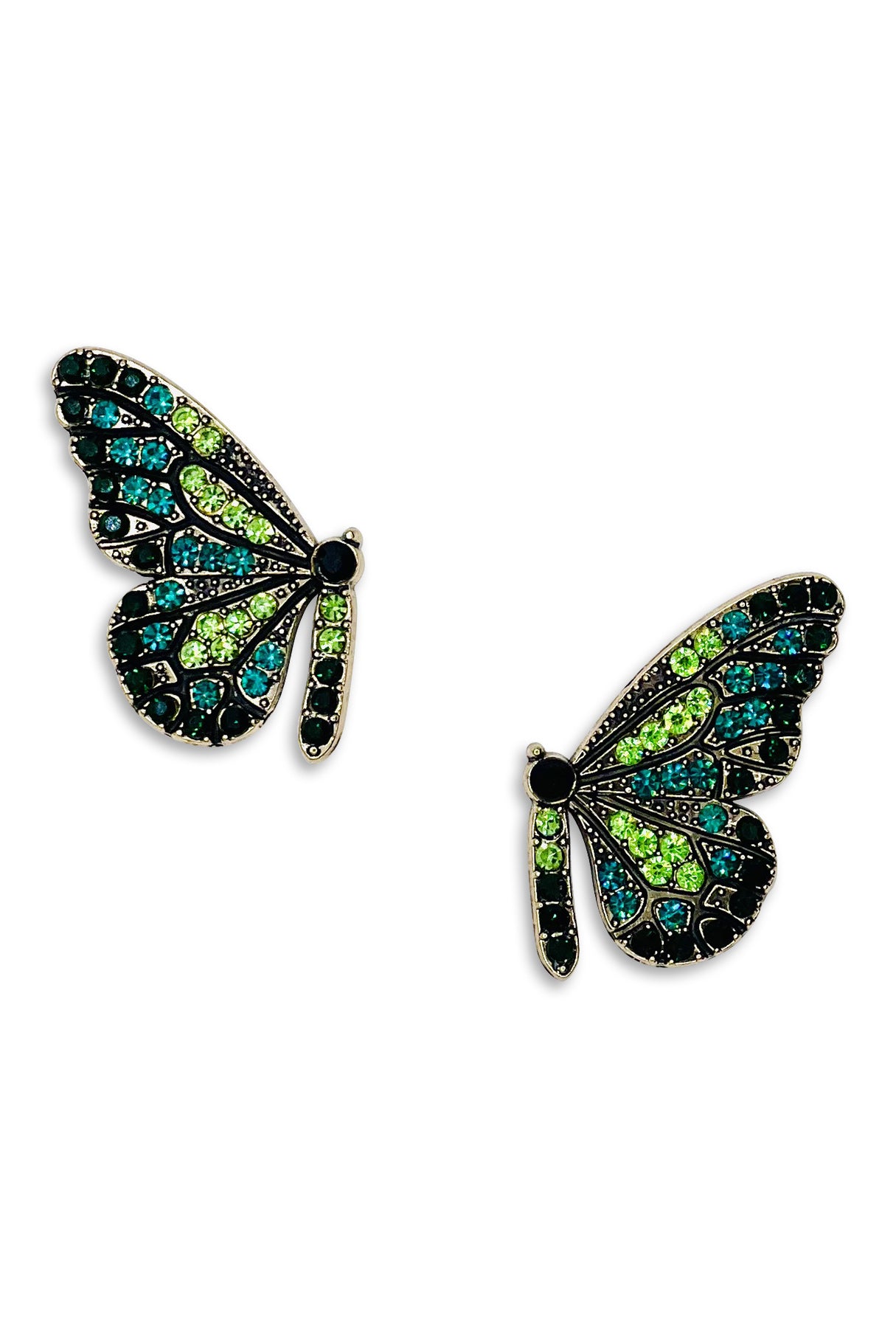 Emerald Wings Earrings