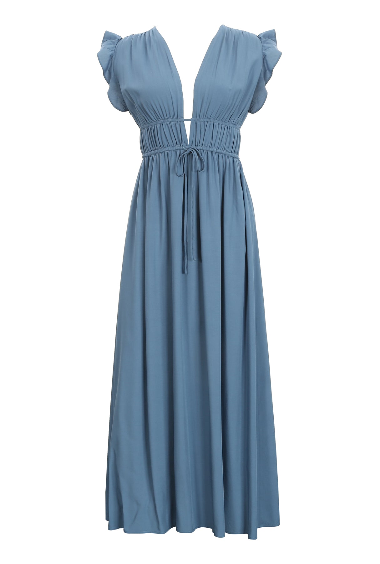 When In Rome Maxi Dress - Cerulean